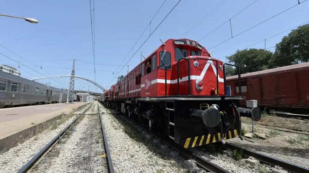 Deuxième voyage expérimental du train entre l'Algérie et la Tunisie