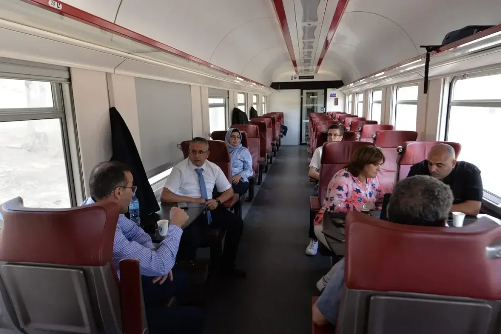 Deuxième voyage expérimental du train entre l'Algérie et la Tunisie