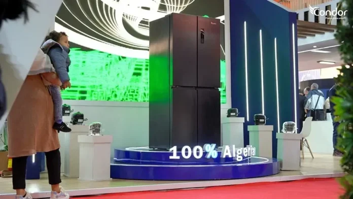 Condor présente son réfrigérateur 10a0% algérien