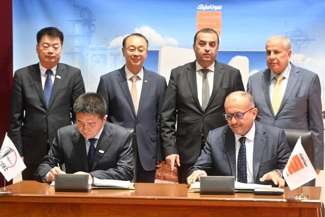 Sonatrach signe un contrat avec la société chinoise Sinopec