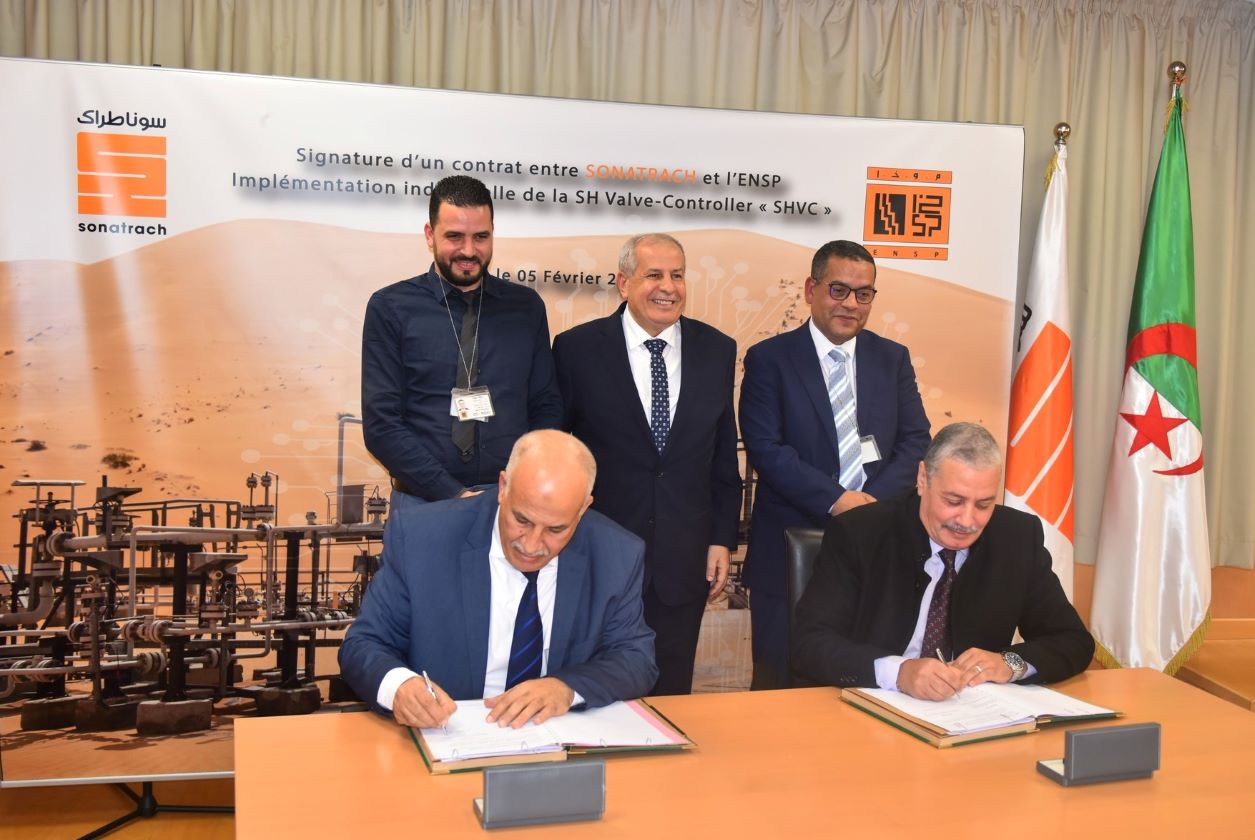 Signature d’un contrat d’industrialisation d’un brevet de recherche développé par Sonatrach