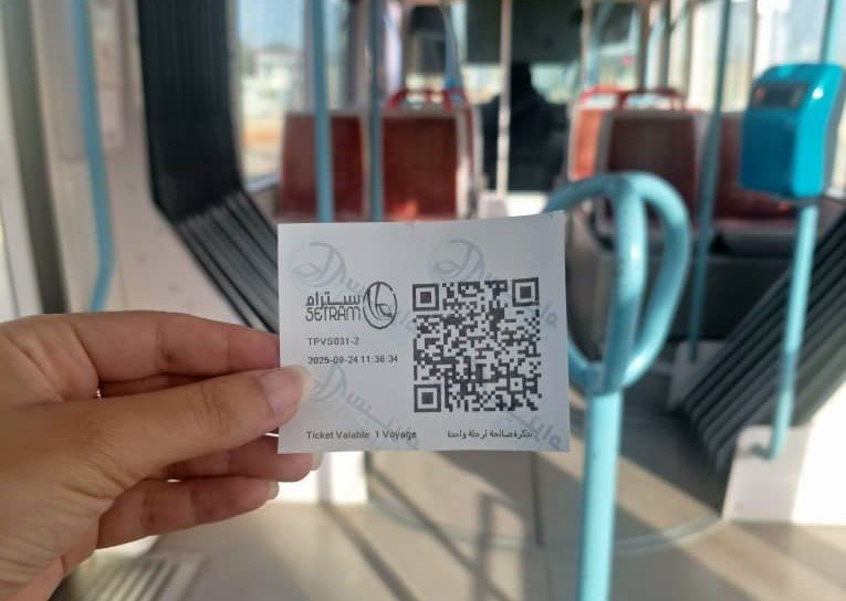 Setram lance le billet QR Code pour le tramway à Oran