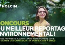 Holcim El-Djazaïr : Plus que deux semaines avant la clôture du Concours du Meilleur Reportage Environnemental