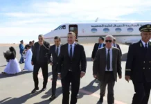 Ligne ferroviaire minière Ouest : arrivée d’une délégation ministérielle à Tindouf