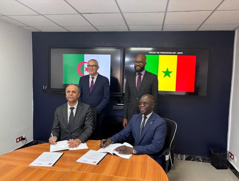 Sonatrach's IAP Signs Training Agreement with Senegal's INPG