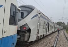 SNTF : collision légère entre deux trains à l’entrée de la gare de Chiffa