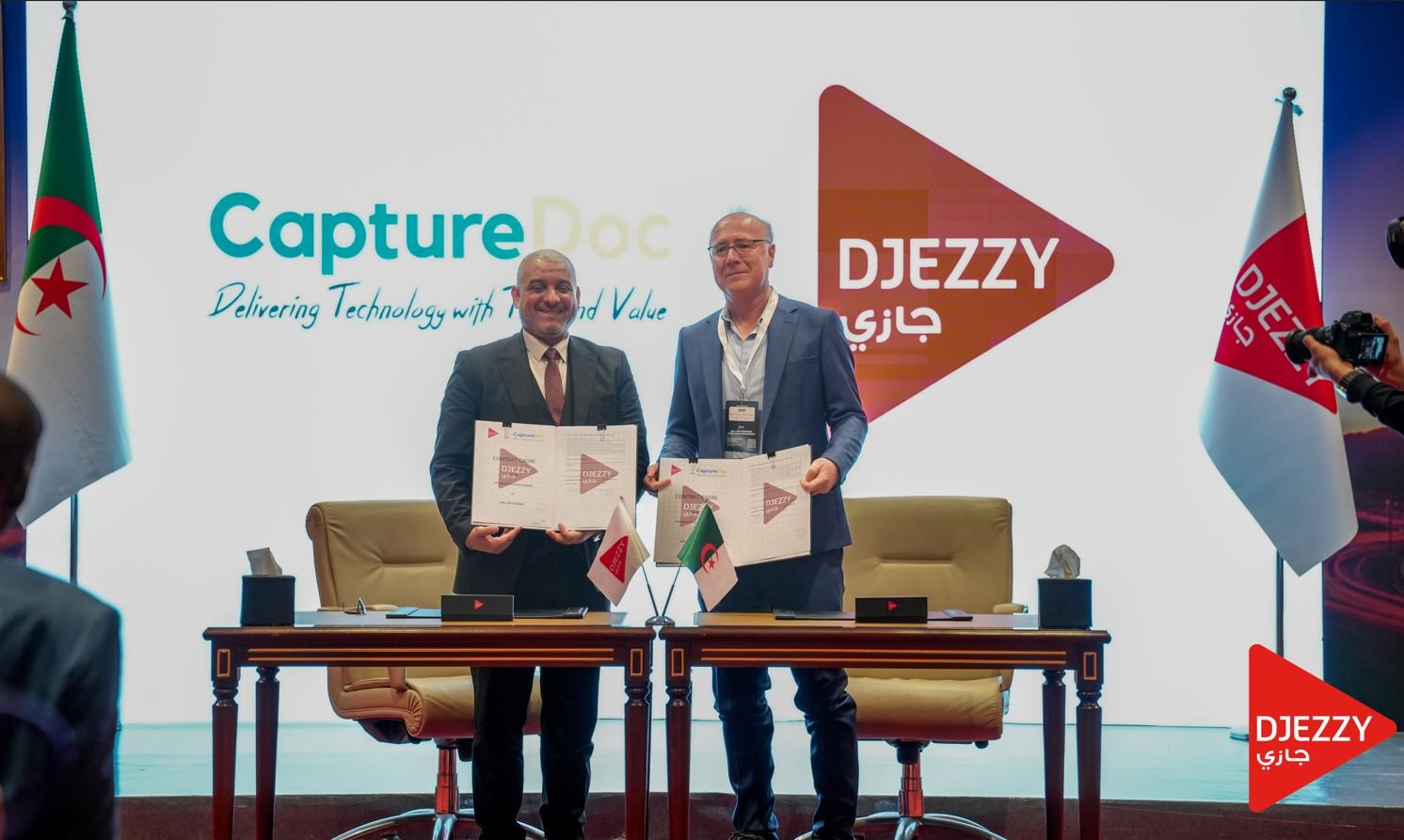 Djezzy et Capture Doc scellent un partenariat stratégique pour accélérer la transformation digitale