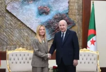 Giorgia Meloni entame une visite en Algérie