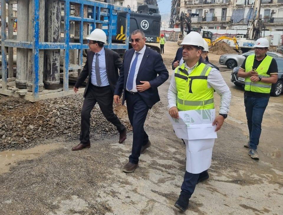 Extension du métro d’Alger : Djellaoui inspecte l’état d’avancement des travaux à Bab El-Oued