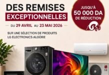 Du 29 avril au 23 mai 2026, des remises exceptionnelles sur une sélection de produits LG Electronics Algérie