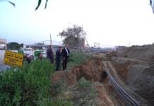 Alger : Zerrouki s’enquiert à Chéraga des travaux de réparation du réseau de fibre optique endommagé suite à un acte de vandalisme