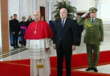 Le président Tebboune accueille le pape Léon XIV à l’aéroport international d’Alger