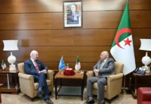 Sahara occidental : Ahmed Attaf reçoit Staffan de Mistura