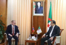 Arkab reçoit le vice-ministre norvégien de l’Energie