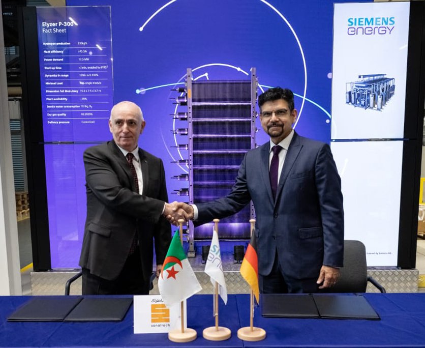 Sonatrach signe deux accords avec Siemens Energy et Bosch