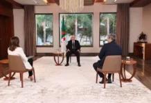 Le président Tebboune souligne l’importance de la révision de l’accord d’association avec l’UE Le président Tebboune souligne l'importance de la révision de l'accord d'association avec l'UE