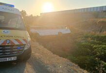 Constantine : six morts et 22 blessés après la chute d’un bus dans un ravin