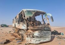 Timimoune : quatre morts et 43 blessés dans une collision entre un bus et un camion