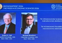 Le prix Nobel d’économie aux Américains Michael Woodford et Robert Hall