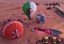 Timimoun : début du Festival international de cerfs-volants et de montgolfières